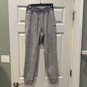 Lululemon Heather Gray Knit Jogger Sweatpants